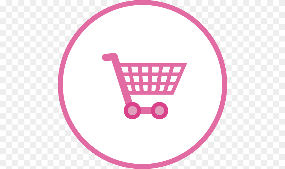 Shopping Icon Pink, Shopping Cart, Disk Free Png