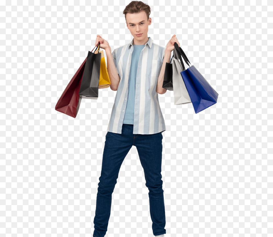 Shopping Photos U0026 Pictures Icons8 Businessperson, Bag, Person, Boy, Child Free Transparent Png