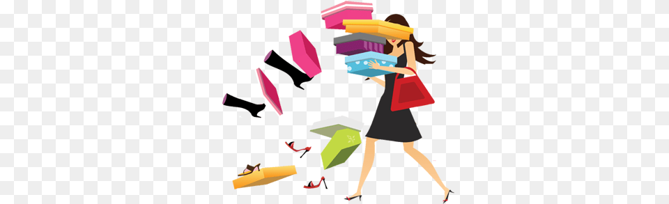 Shopping Picture Loves Shopping, Person, People, Graduation, Art Png Image