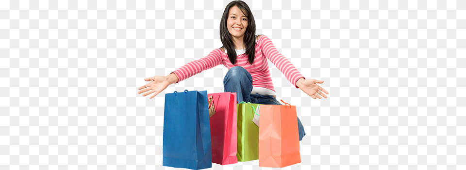 Shopping Transparent All Woman Shopping Online, Person, Bag, Adult, Female Png Image