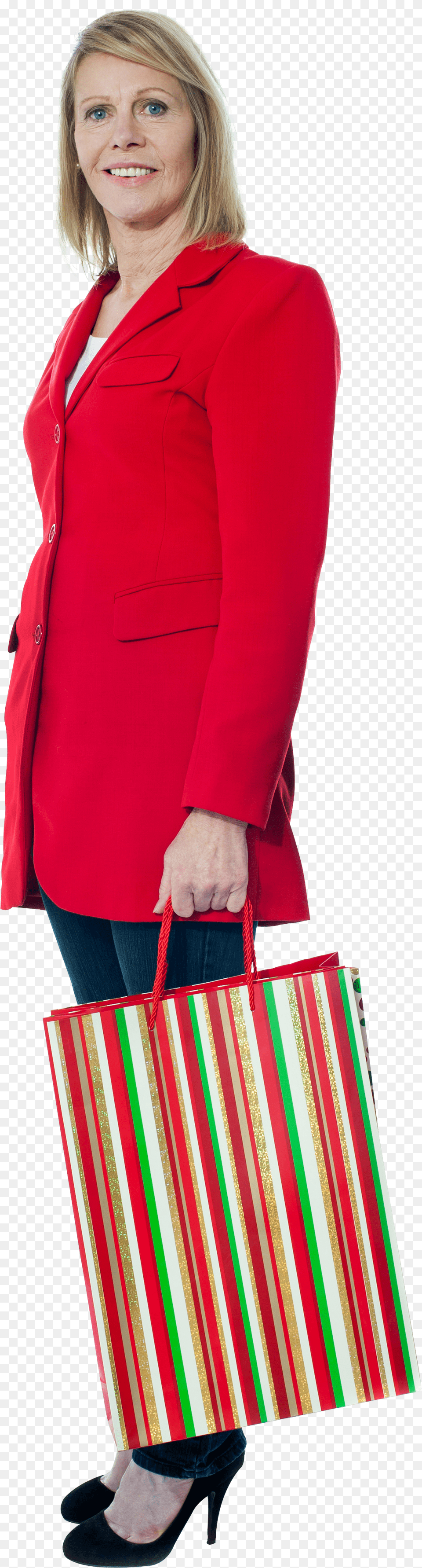 Shopping Womens With Bag Free Png