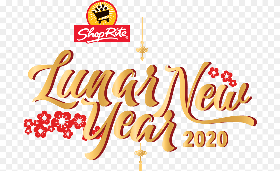 Shoprite Lunar New Year 2020 Logo Images, Text, Calligraphy, Handwriting, Dynamite Png Image