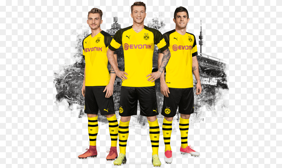 Shopzeile Borussia Dortmund 2018, People, Clothing, T-shirt, Shirt Png