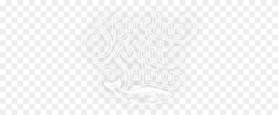 Shoreline Wild Salmon Transparent, Calligraphy, Handwriting, Text, Animal Png Image