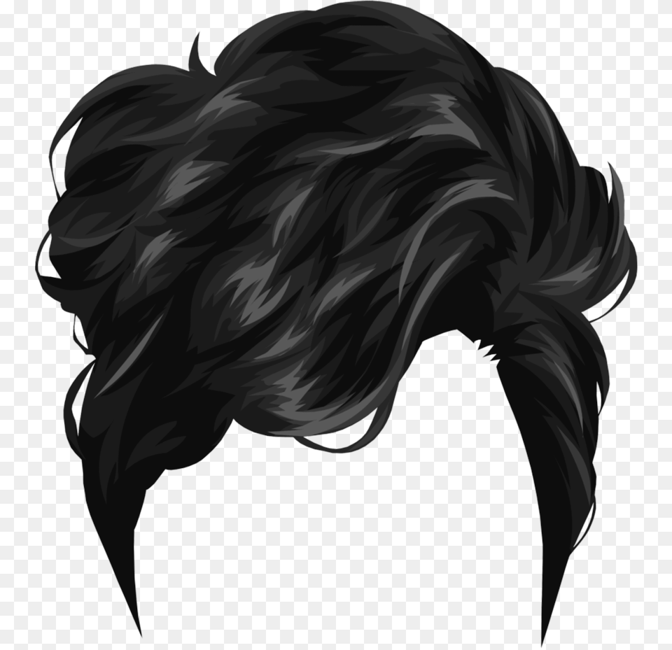 Short Black Drawing Hair, Person Free Transparent Png