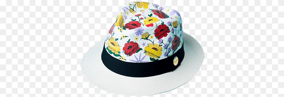 Short Fedora Summer Hat Flowers Fedora, Clothing, Sun Hat, Birthday Cake, Cake Free Png