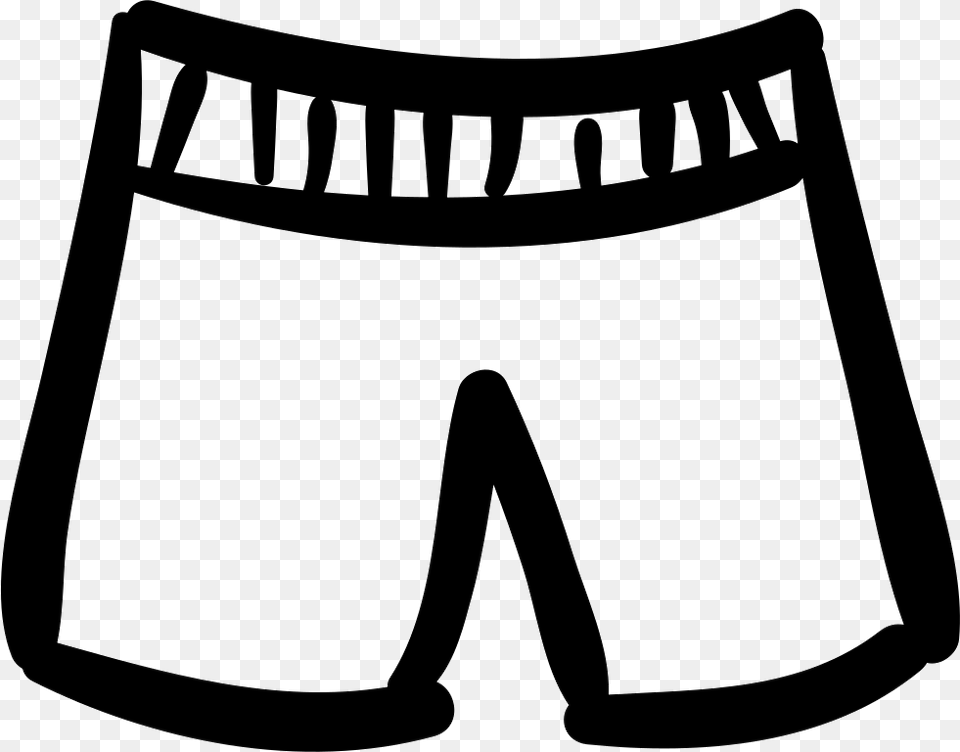 Short Hand Drawn Male Clothes For Beach Hand Drawn Clothes, Clothing, Shorts, Underwear, Crib Png