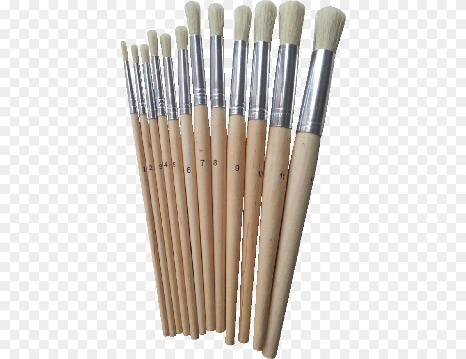 Short Handle Round Hog Brushes, Brush, Device, Tool Free Png Download