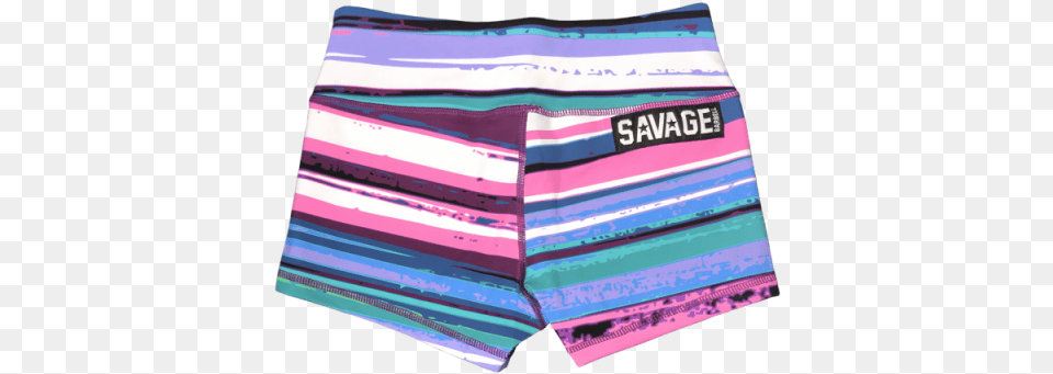 Short Multicolore Foxy Booty Savage Barbell Shorts, Clothing, Underwear, Diaper, Swimming Trunks Png