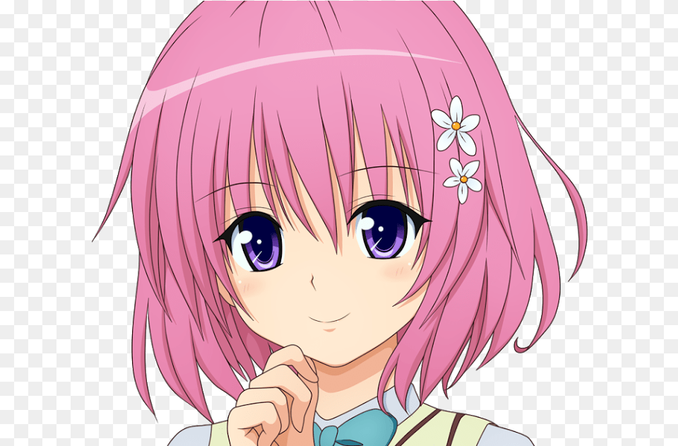 Short Pink Hair Anime Character, Book, Comics, Publication, Baby Png Image
