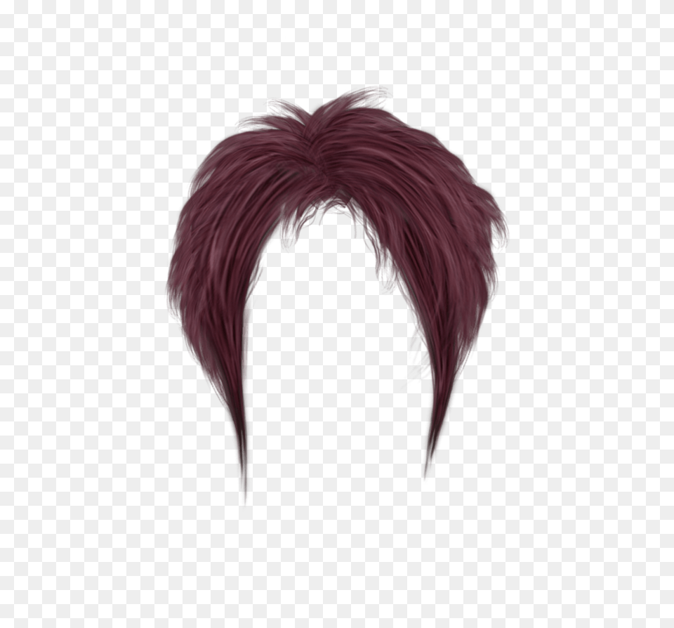 Short Purple Women Hair, Animal, Bird, Accessories Free Png Download