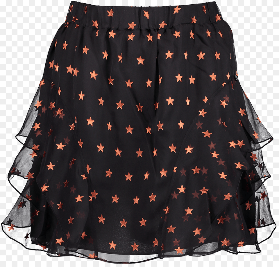 Short Ruffle Star Jacquard Skirt Miniskirt, Clothing Png Image