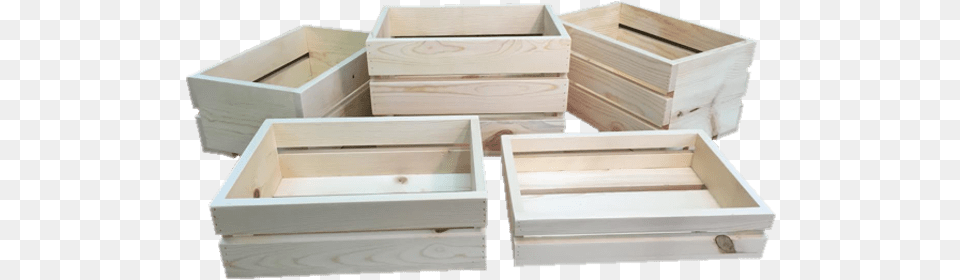 Short Wooden Crate, Box, Drawer, Furniture Png Image