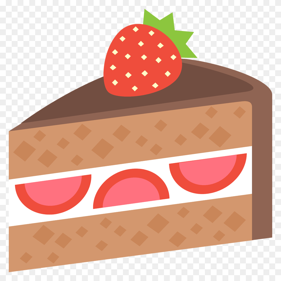 Shortcake Emoji Clipart, Berry, Food, Fruit, Plant Png Image