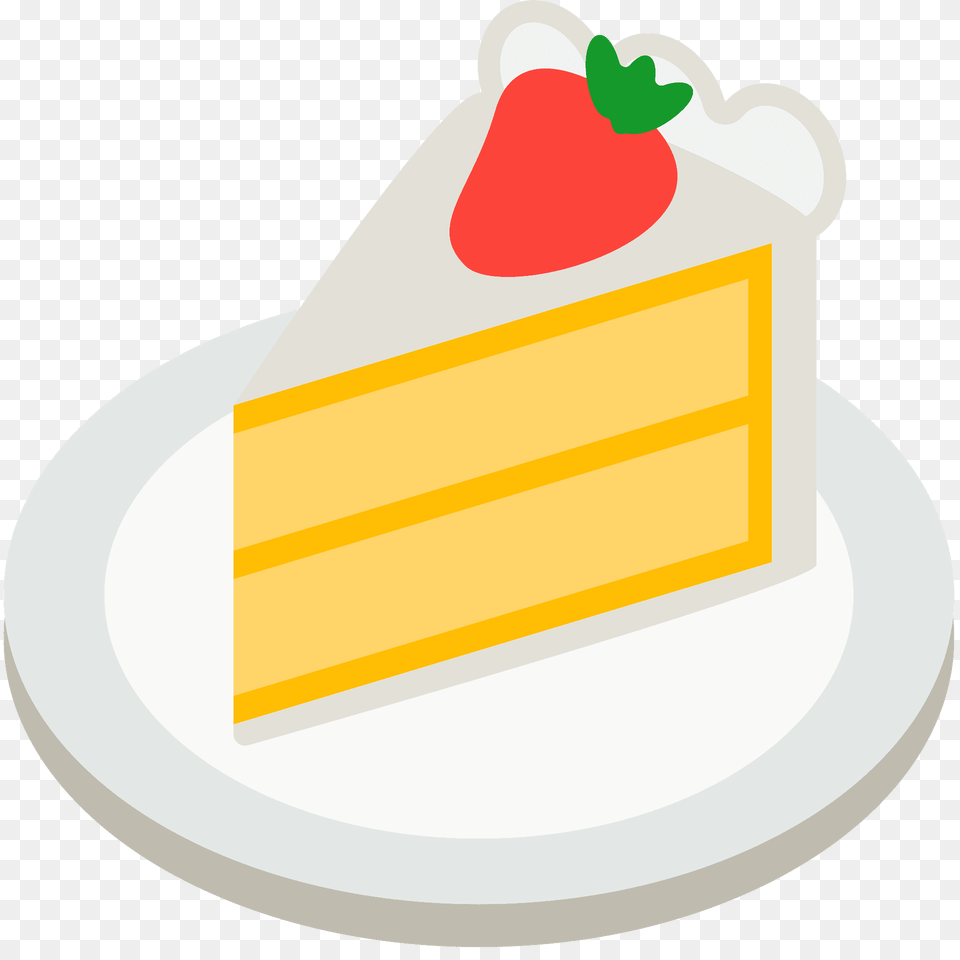 Shortcake Emoji Clipart, Cake, Dessert, Food, Torte Png Image