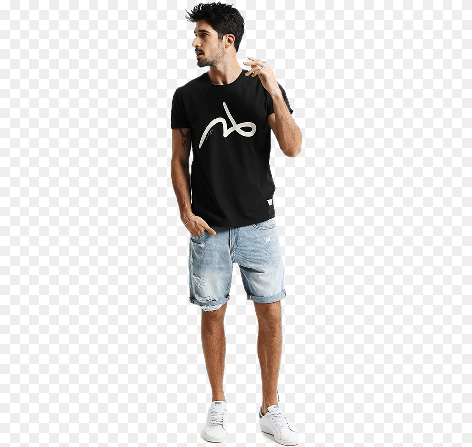 Shorts, T-shirt, Clothing, Shoe, Person Free Png