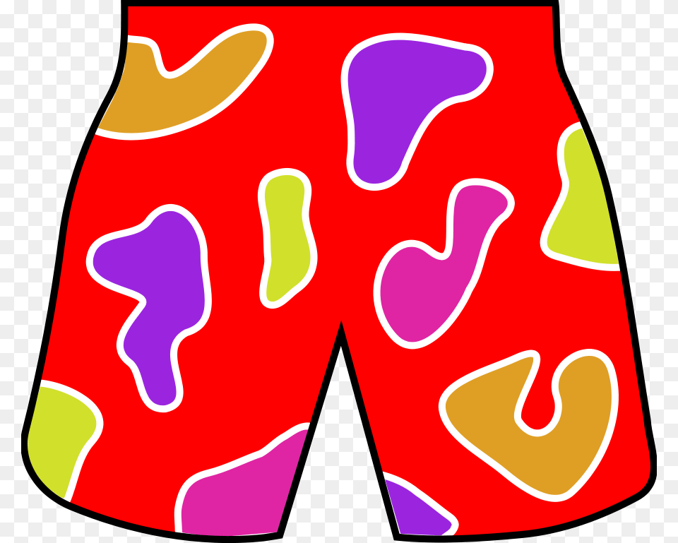 Shorts Clip Art, Clothing, Food, Ketchup, Swimming Trunks Free Png Download