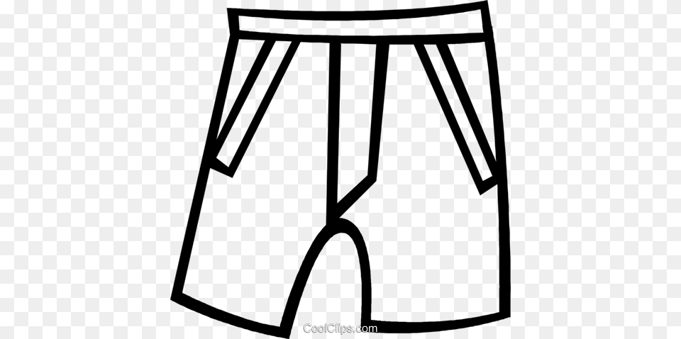 Shorts Royalty Vector Clip Art Illustration, Clothing, Gate, Underwear Free Png Download