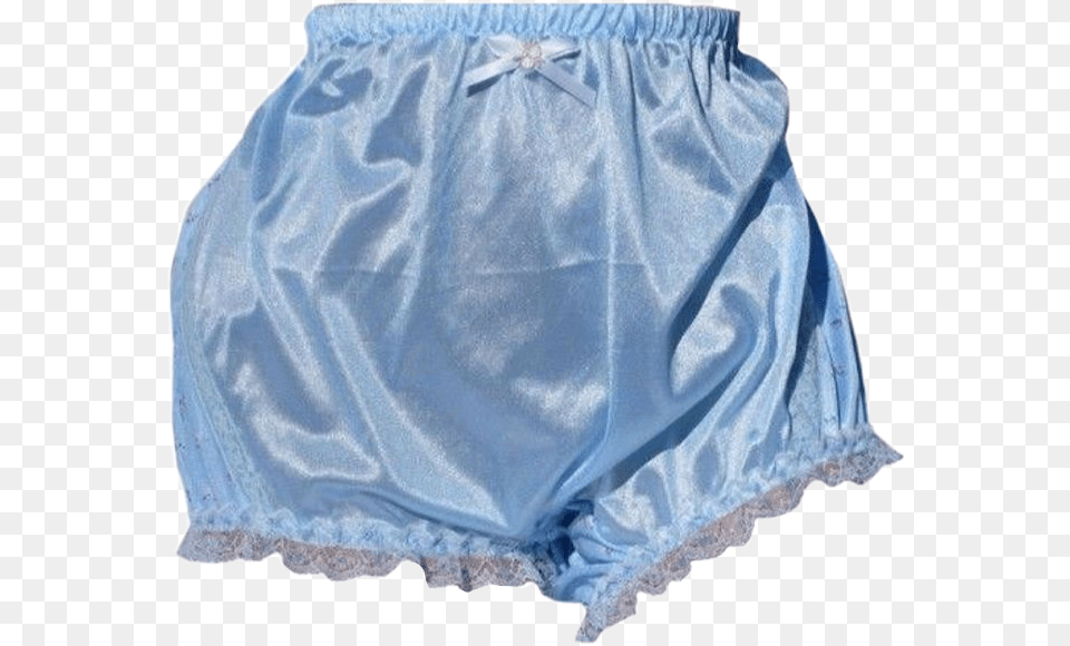 Shorts Silk Satin Blue Aesthetic Freetoedit Freetoedit Aesthetic Blue Panties, Clothing, Blouse, Swimming Trunks Png Image