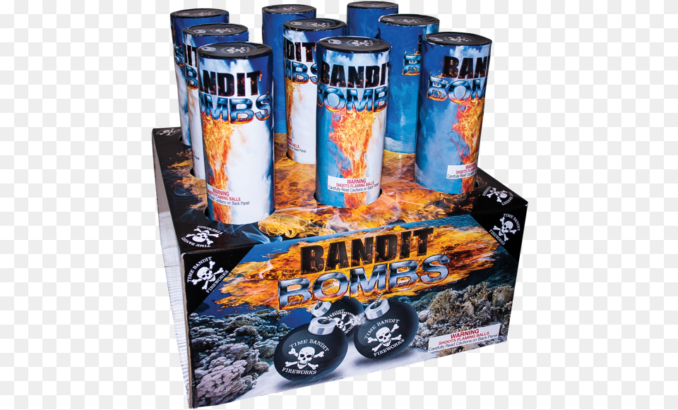 Shot Bandit Bombs Bomb, Tin, Can Free Transparent Png