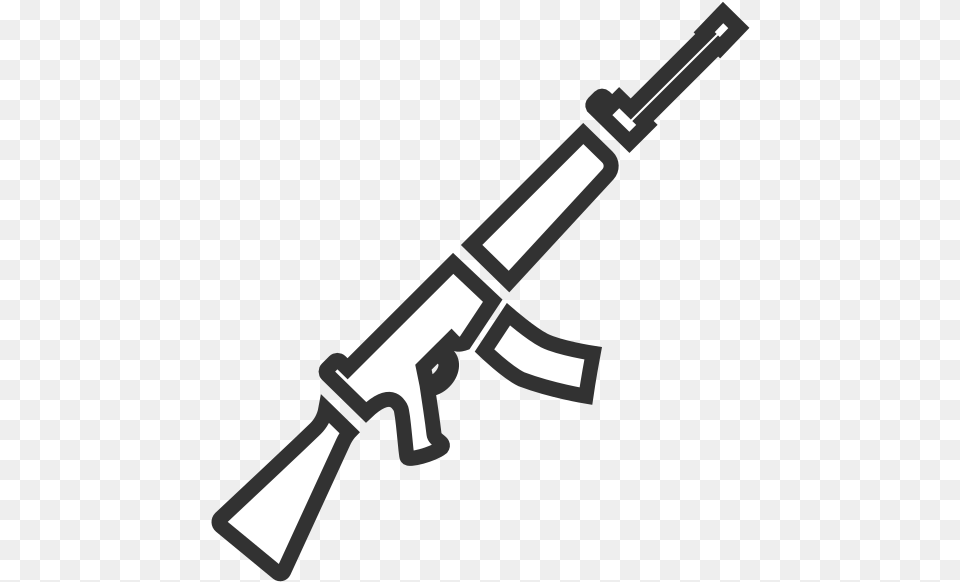 Shot Clipart Rifle Shooting Ak 47 Surviv Io, Firearm, Gun, Weapon, Sword Free Png Download