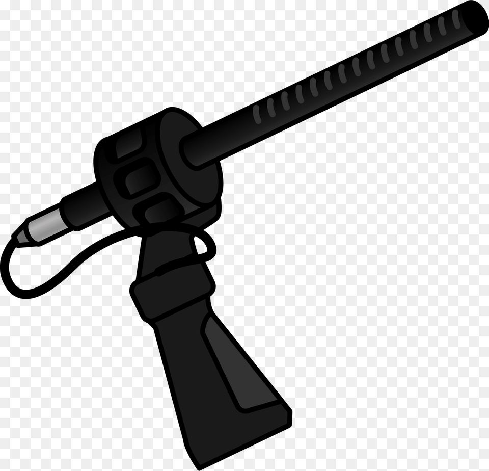 Shotgun Microphone Clipart, Electrical Device, Firearm, Gun, Rifle Png