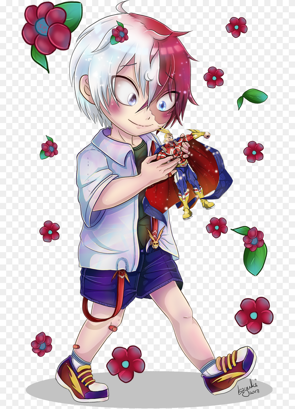 Shoto Fanart My Hero Academia, Book, Comics, Publication, Baby Free Png