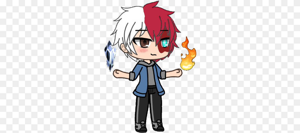 Shoto Todoroki Half Shirtless, Book, Comics, Publication, Baby Free Png