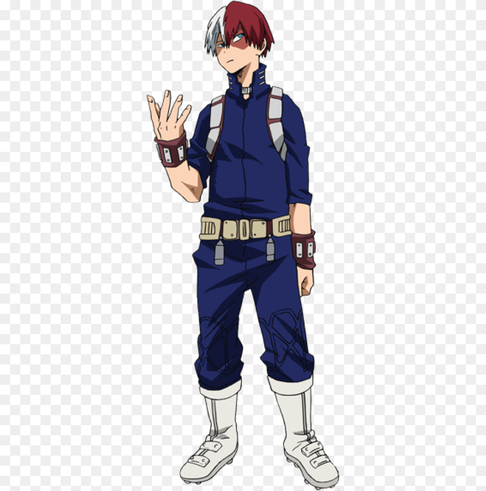 Shoto Todoroki Hero Costume, Book, Comics, Publication, Boy Free Transparent Png