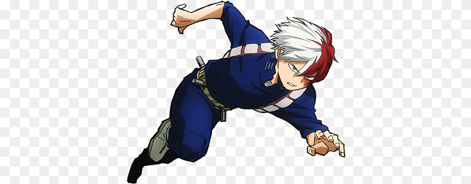 Shoto Todoroki Two Heroes Boku No Hero Academia Todoroki, Book, Comics, Publication, Adult Png