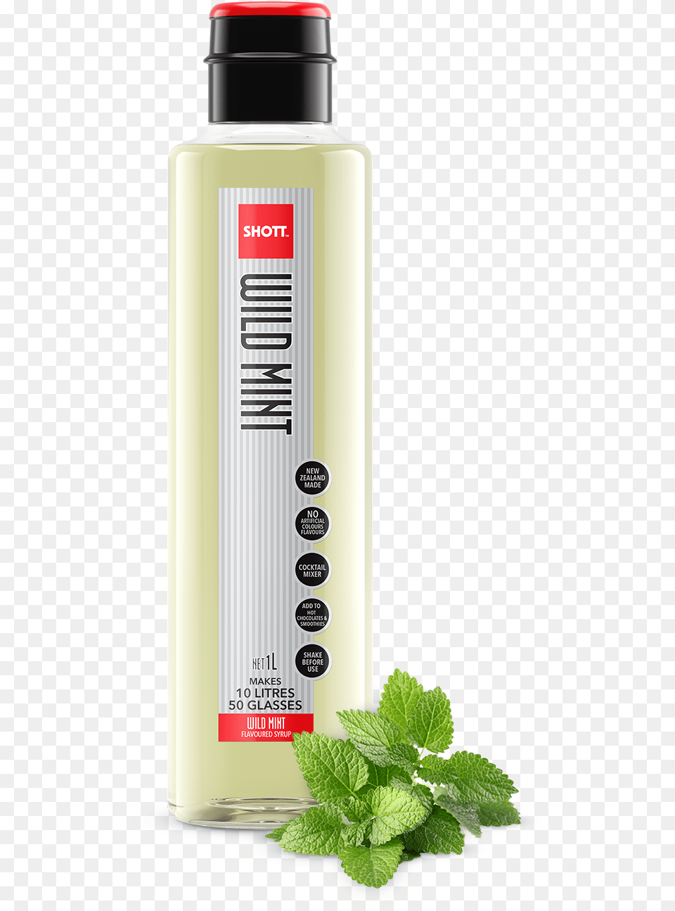 Shott, Bottle, Herbal, Herbs, Mint Png