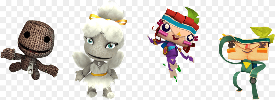 Should Media Molecule Make Sackboysackgirl And Atoiiota Atoi And Iota, Plush, Toy, Baby, Person Free Png Download