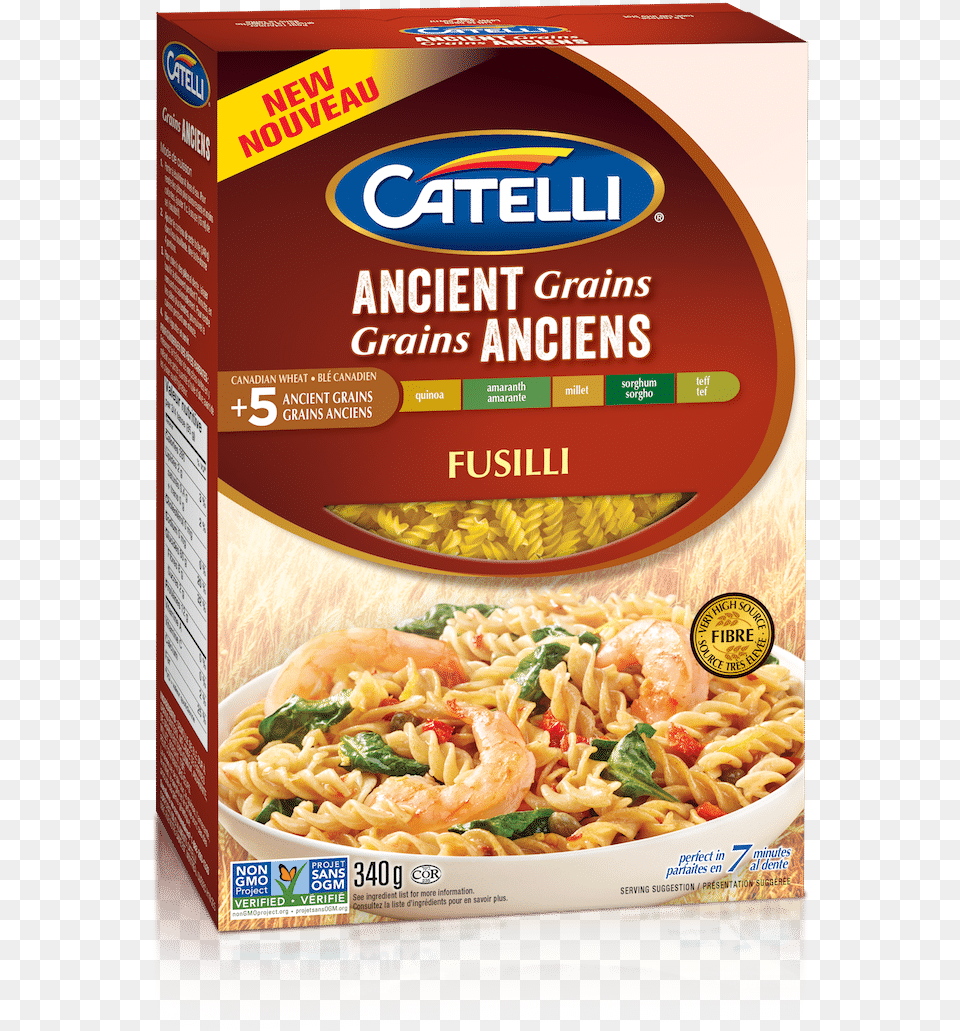 Should You Go Low Carb We Look At The Benefits Of Healthy Catelli Catelli Ancient Grains Fusilli, Advertisement, Food, Pasta, Poster Free Transparent Png
