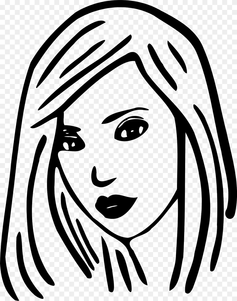 Shoulder Length Clipart, Face, Head, Person, Photography Png Image