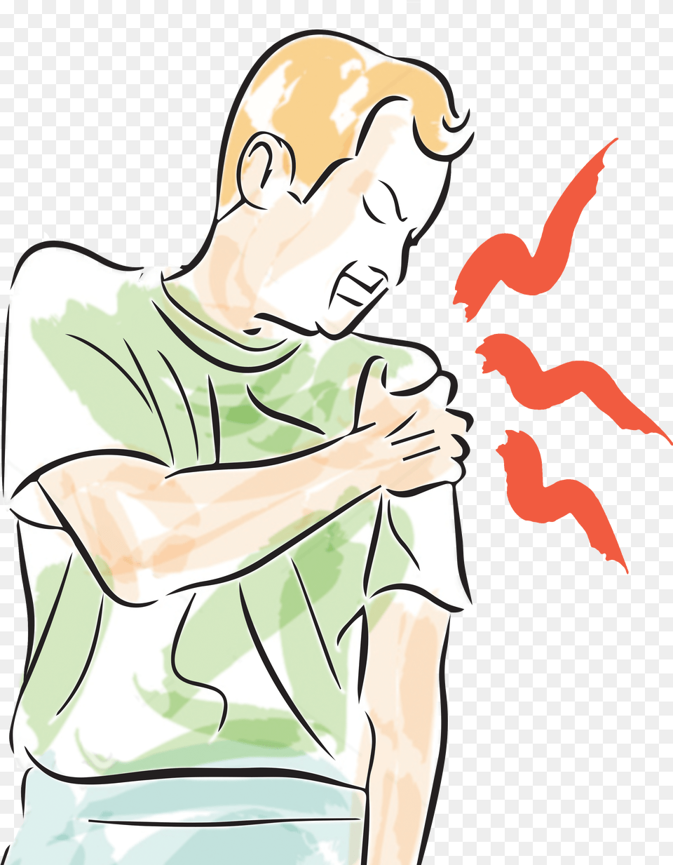 Shoulder Pain Cropped Free Png