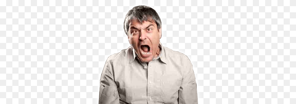 Shout, Head, Person, Face, Angry Png Image