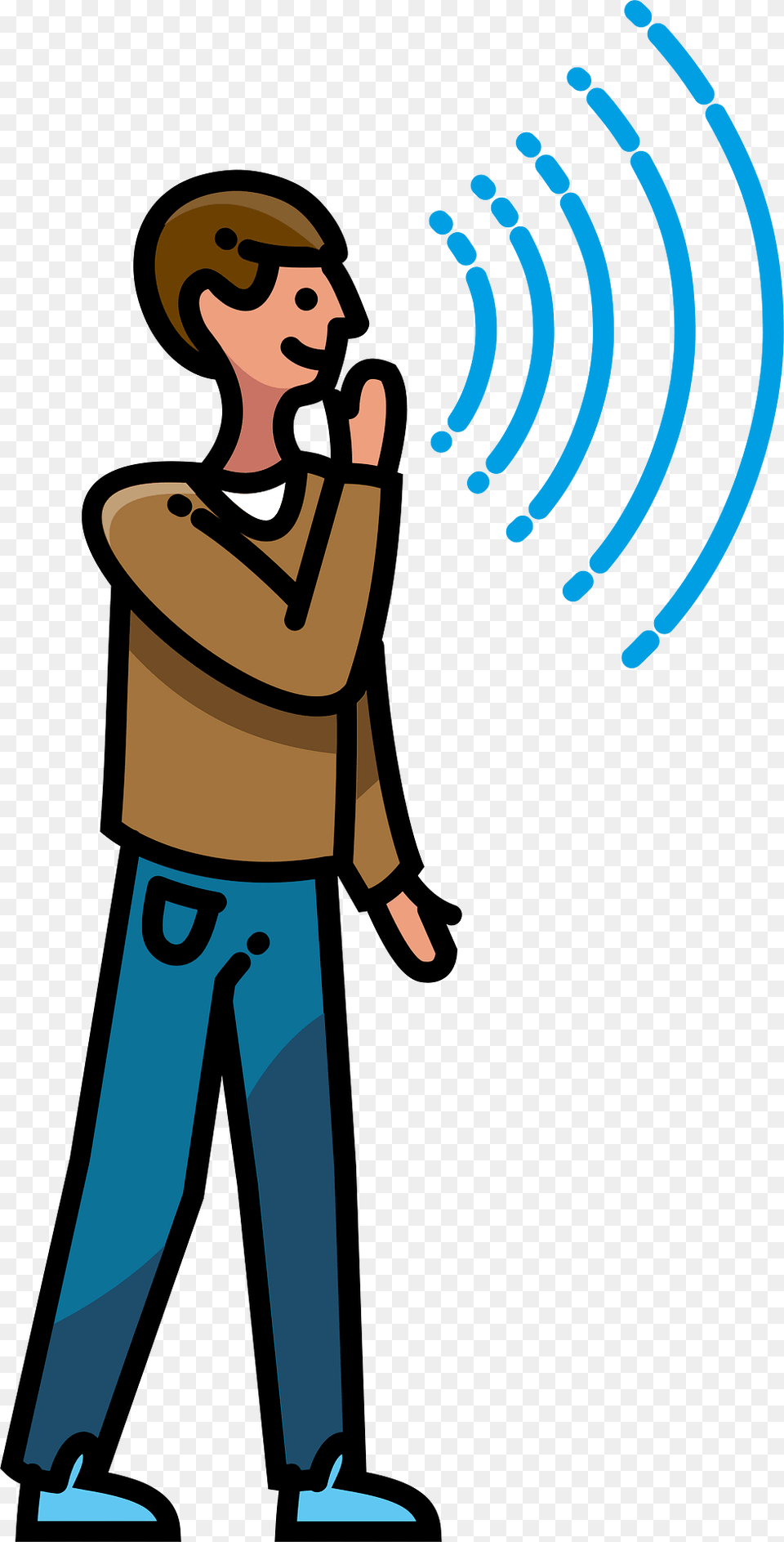 Shout Clipart, People, Person, Walking, Clothing Free Png Download