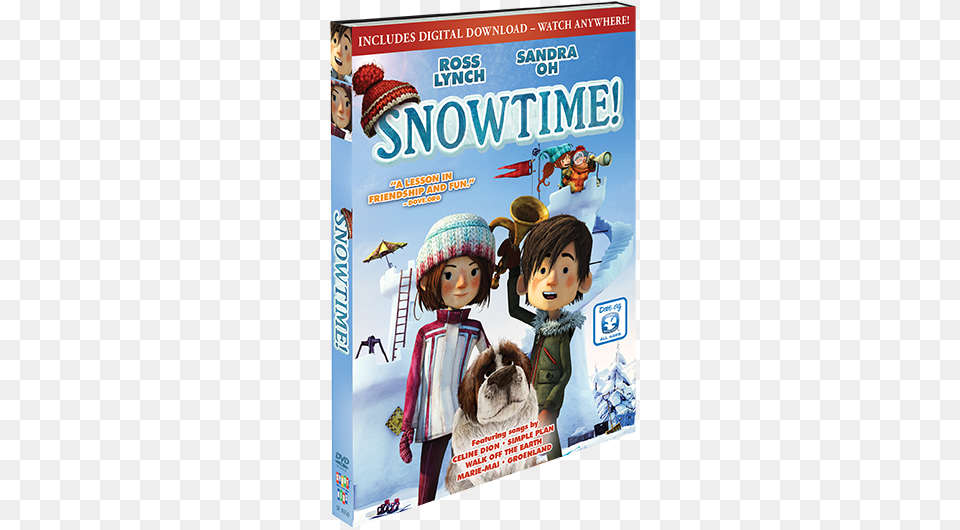 Shout Factory Snowtime Dvd Usa Import, Book, Publication, Person, Girl Png Image