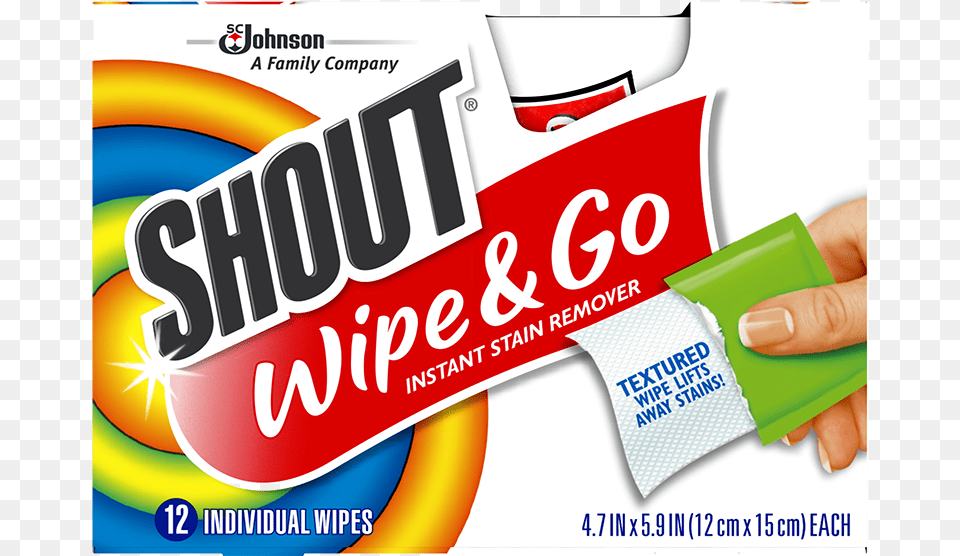 Shout Wipe And Go, Gum, Text, Advertisement Png