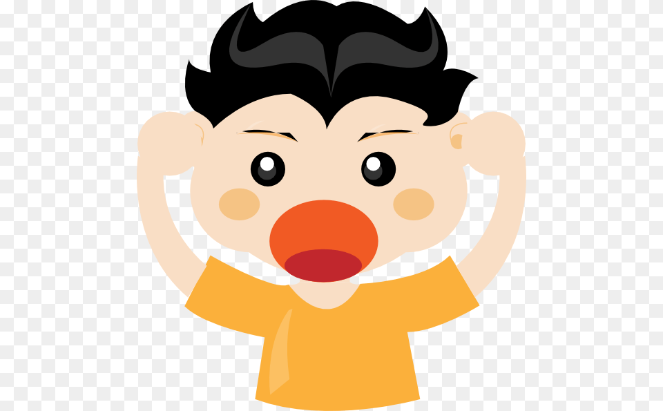 Shouting Clipart, Baby, Person, Performer Free Png Download