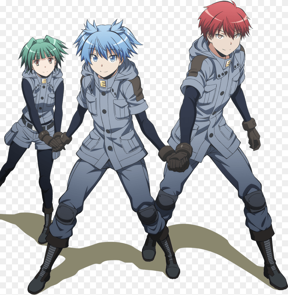 Shoutodoki Rgb Trio Assassination Classroom Karma X Kayano, Book, Comics, Publication, Person Png