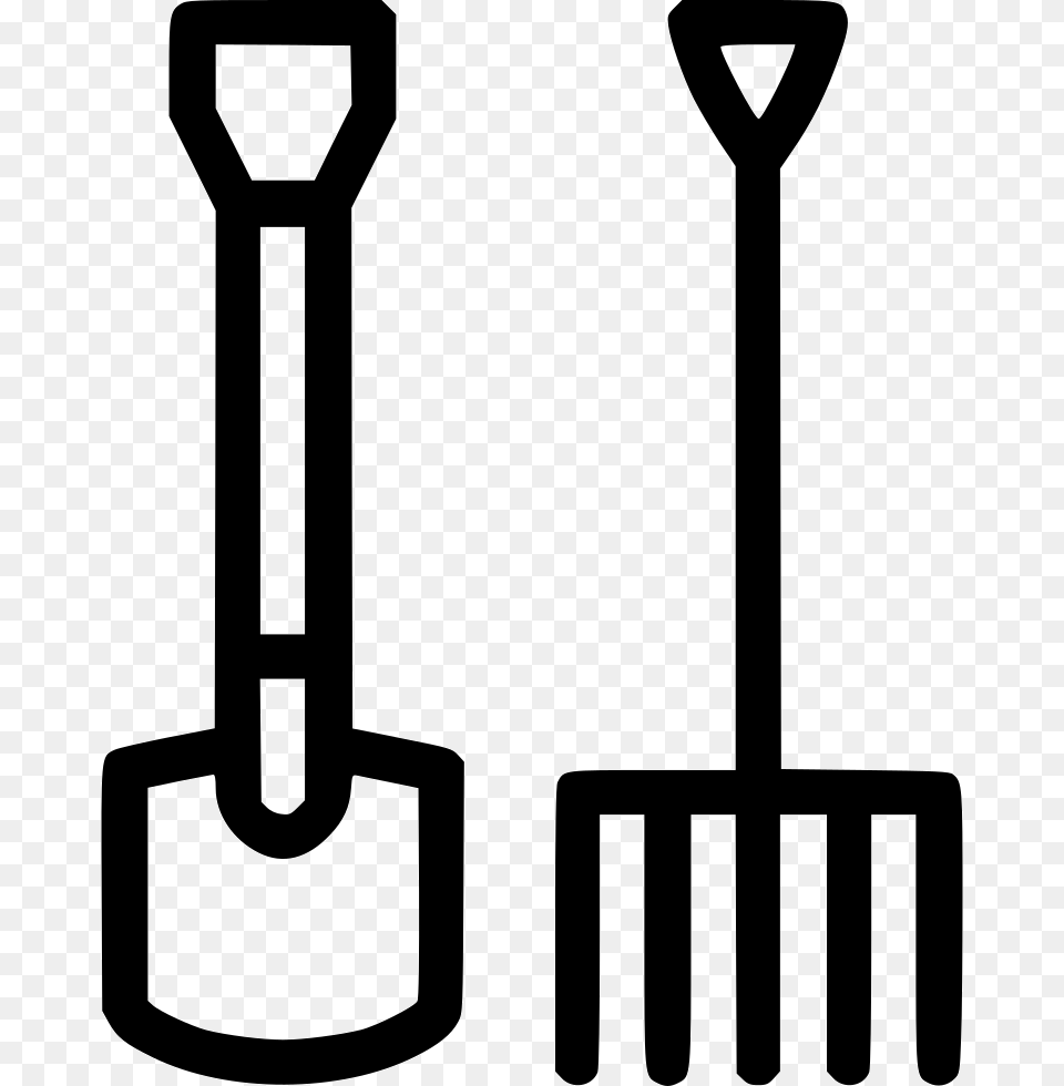 Shovel Agriculture Garden Gardening Tools Pitchfork Icon, Cutlery, Fork, Device, Tool Free Transparent Png