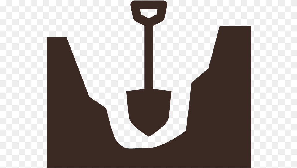 Shovel And A Hole, Device, Cross, Symbol, Tool Png Image