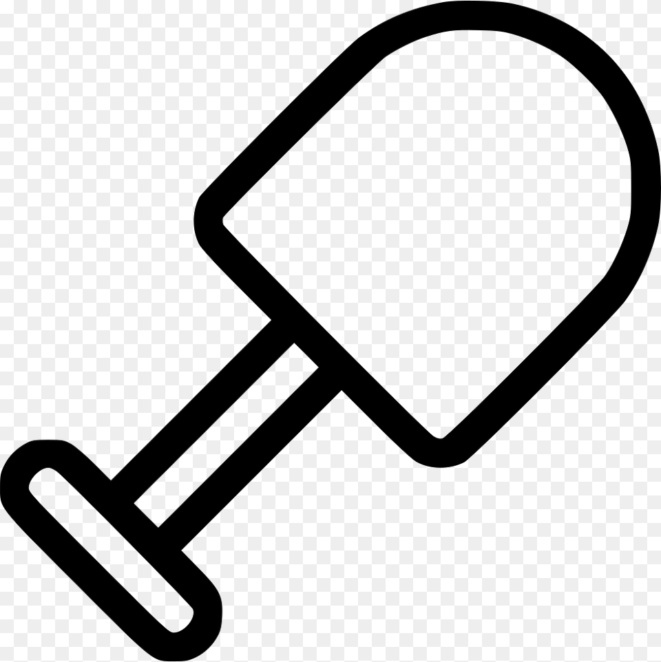 Shovel Bat And Ball Clipart Black And White, Bow, Weapon Png Image