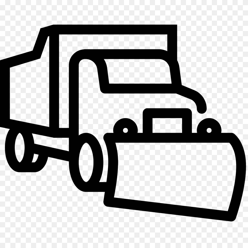 Shovel Clipart Snow Plow, Gray Free Png Download