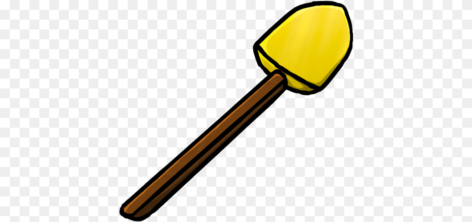 Shovel Gold Icon Minecraft Shovel, Cutlery, Spoon, Blade, Dagger Free Png
