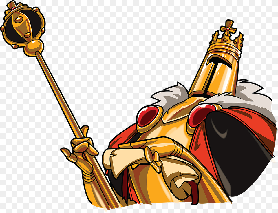 Shovel Knight King Knight, Person, Sword, Weapon Png Image