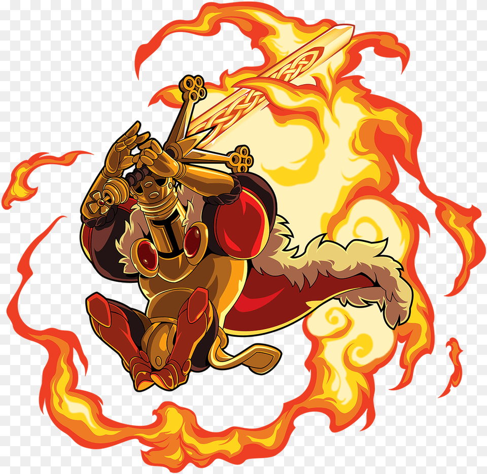 Shovel Knight King Of Cards, Fire, Flame, Person, Face Png Image