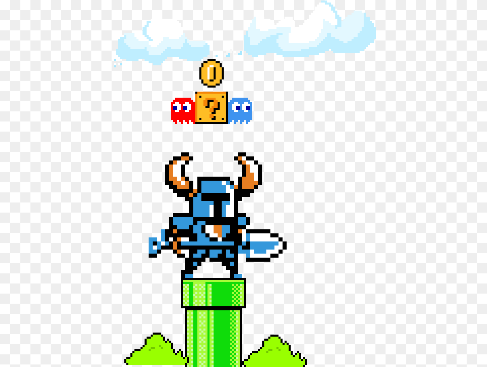 Shovel Knight Sprites Gif, Game, Qr Code, Super Mario Png Image