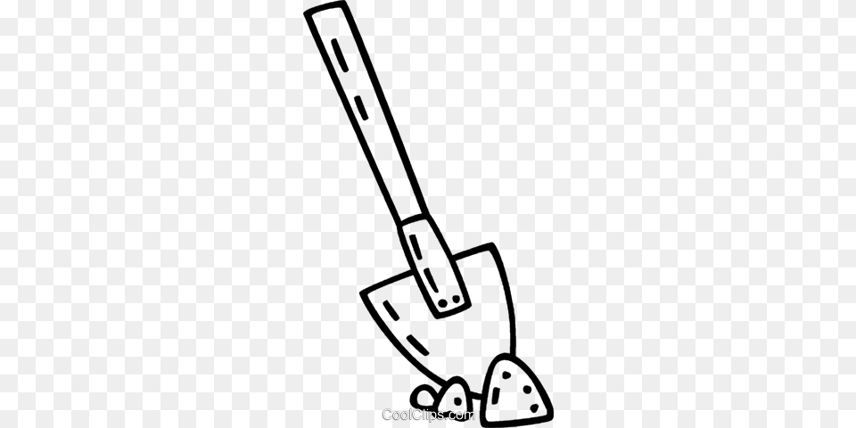 Shovel Royalty Vector Clip Art Illustration, Device, Grass, Lawn, Lawn Mower Free Png Download